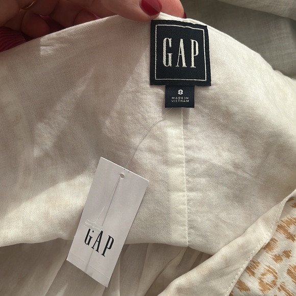 GAP Cami V-Neck Maxi Dress in Brown Cheetah - Picture 7 of 8